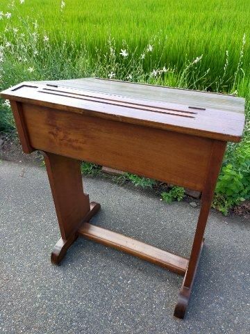 フランス・アンティーク オールドスタイルスクールデスク [ak