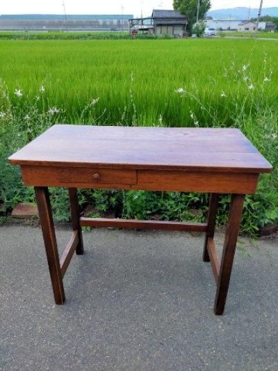 イギリス アンティーク ウォールナット センターテーブル テーブル/南