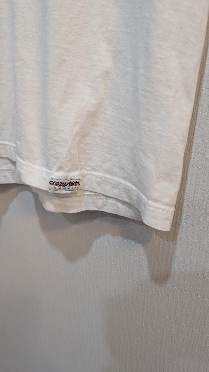 Tシャツ バックプリントも。きれいな魚 ホワイト Mサイズ USA Tシャツ バックプリントも。きれいな魚 ホワイト Mサイズ USA