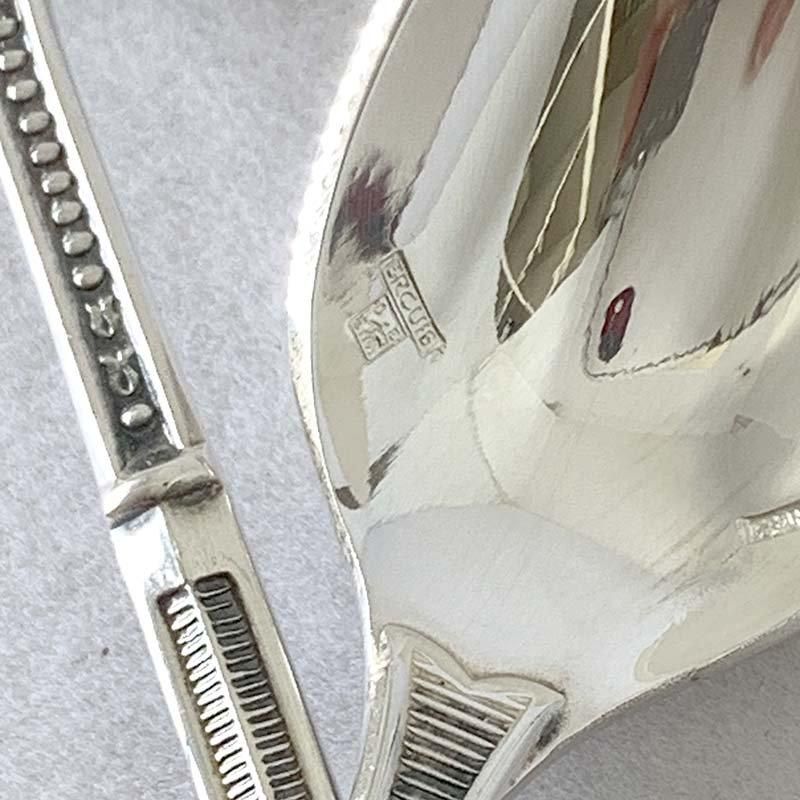 エルキュイ　ERCUIS シルバープレート　スプーン　フランス　アンティーク STOCK→1本 ERCUIS エルキュイ 宿り木 シルバースプーン