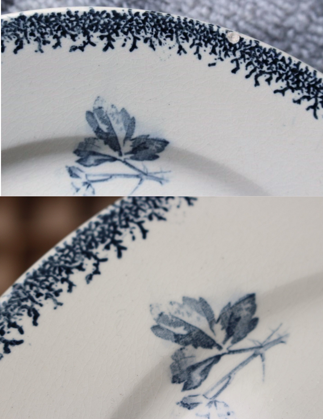 フランス アンティーク SARREGUEMINES お皿