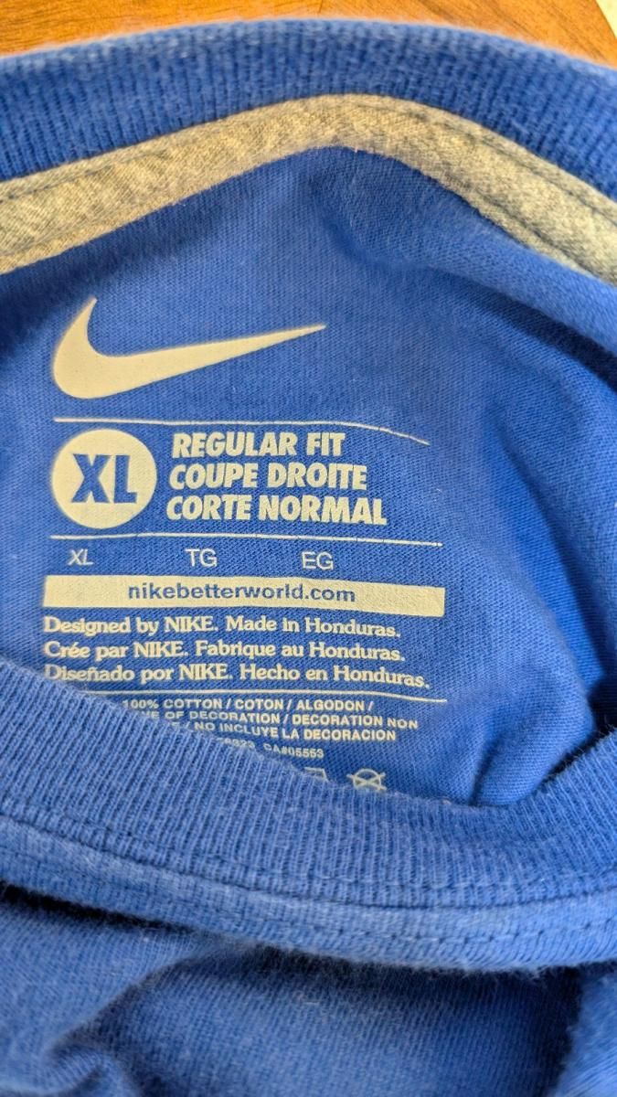 outletNIKE Ⱦµ ץT XL 줤ʥ֥롼 ץȡۥ磻 ʥ  UK vintage