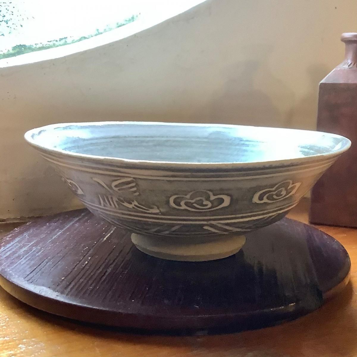 抹茶茶碗 茶碗 鳥雲 - ANTIQUE LEAVES 抹茶茶碗 茶碗 鳥雲 - ANTIQUE LEAVES