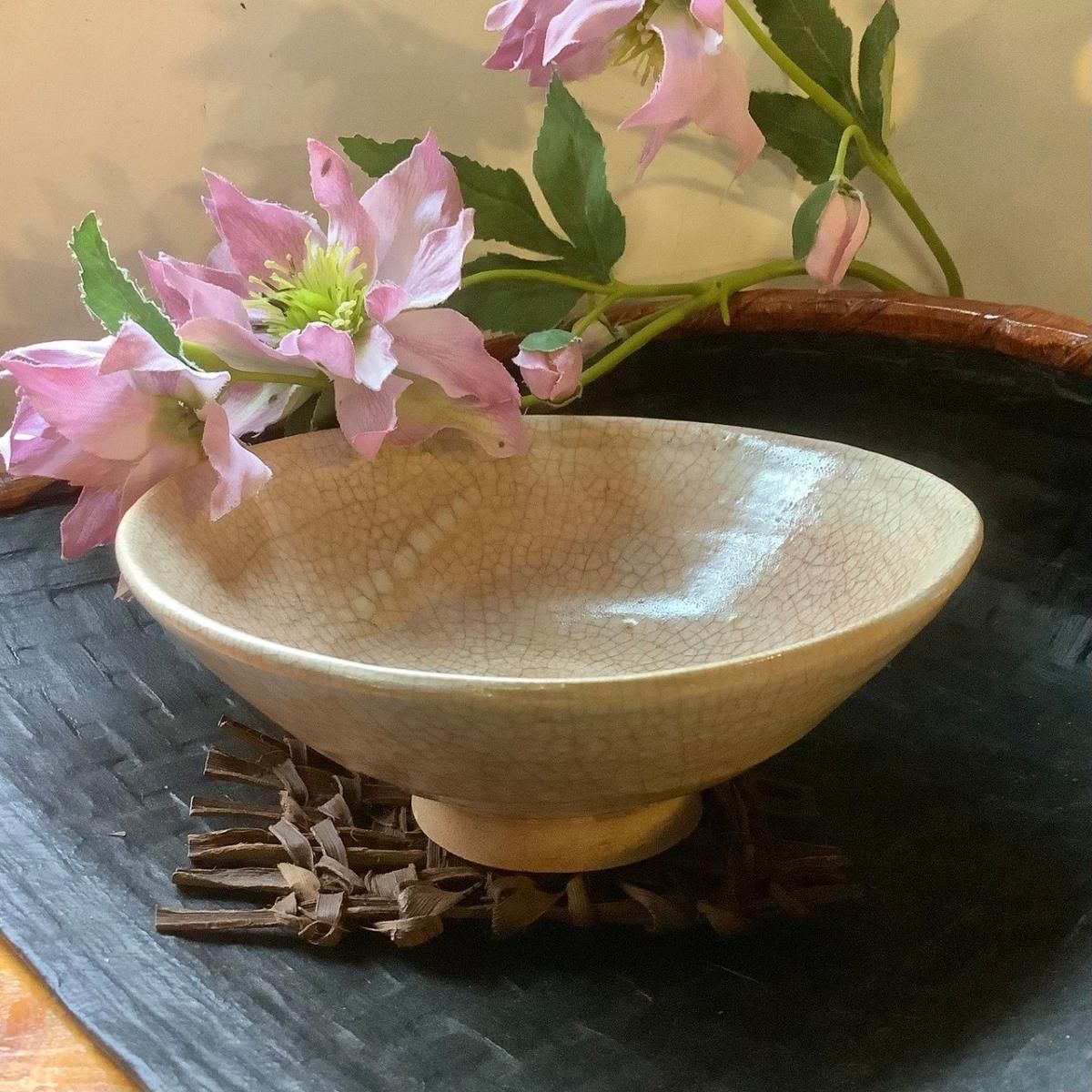 萩焼抹茶茶碗 - ANTIQUE LEAVES 萩焼抹茶茶碗 - ANTIQUE LEAVES