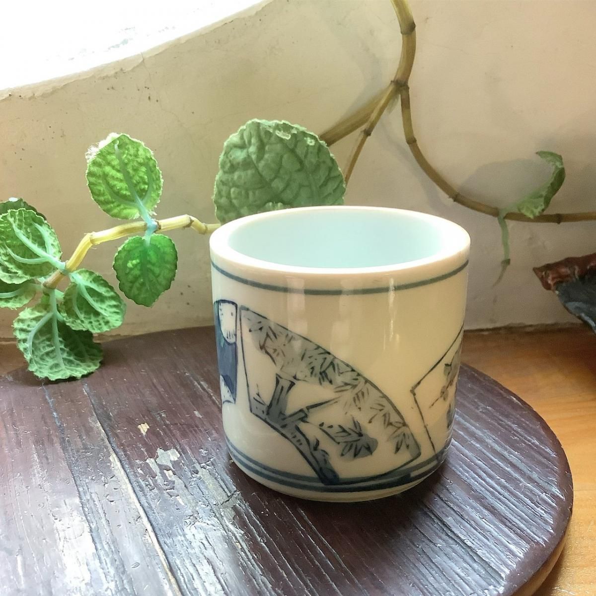 江戸幕末蓋付茶碗 龍 - ANTIQUE LEAVES 江戸幕末蓋付茶碗 龍 - ANTIQUE LEAVES