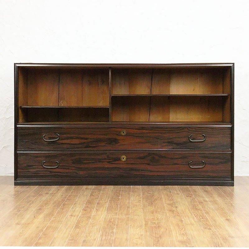 紫檀 四尺箪笥ローボード 和風キャビネット 物入れ テレビ台 紫檀 四尺箪笥ローボード 和風キャビネット 物入れ テレビ台