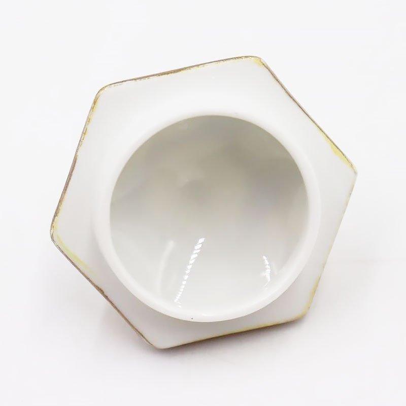 オールドノリタケ　里帰り　オクトゴナル　六角　蓋もの3点セット　金盛り オールドノリタケ 里帰り オクトゴナル 六角 蓋もの3点セット 金盛り