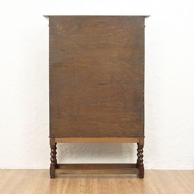 英国製アンティークオーク材ブックケース1920年代