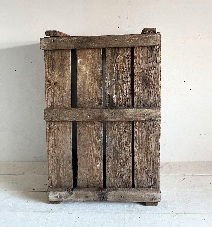 フランスアンティーク木箱(大)1(AW024-116) - ANTIQUE LEAVES フランスアンティーク木箱(大)1(AW024-116) - ANTIQUE LEAVES