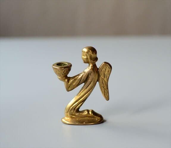 最新情報 antique キャンドル ドイツからきた冠をかぶった大天使