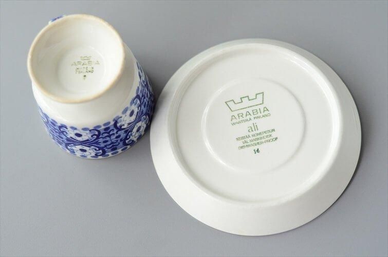 アラビア ALI デミタスカップ＆ソーサー 北欧ヴィンテージ
