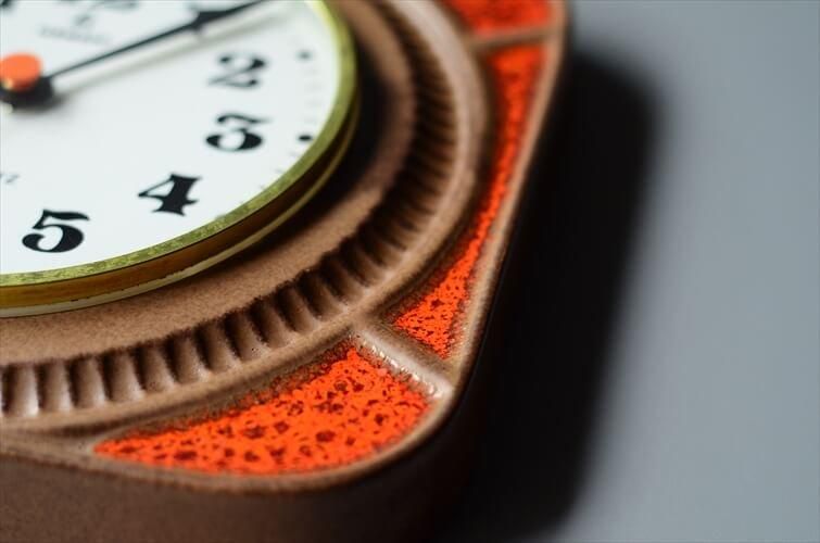 Lohmann FatLava 陶器 壁掛け時計