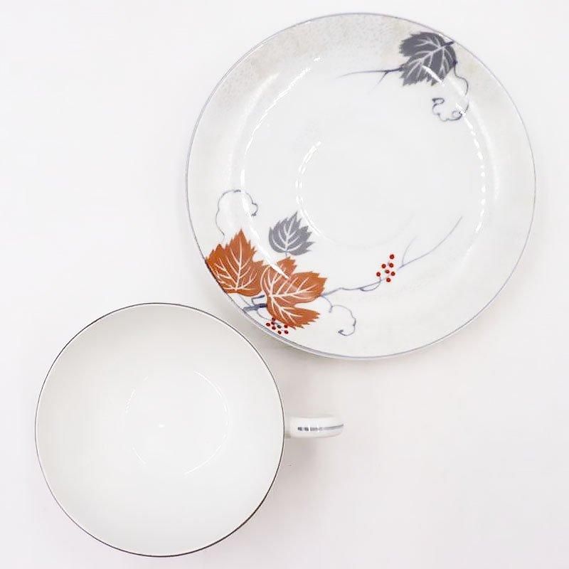 オールドノリタケ NORITAKE ティー カップ&ソーサー ラスター彩 オールドノリタケ NORITAKE ティー カップ&ソーサー ラスター彩
