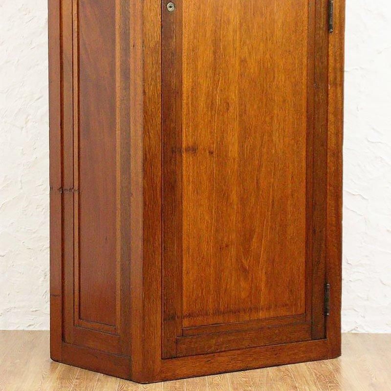 マホガニー キャビネット ワードローブ スリムアンティーク