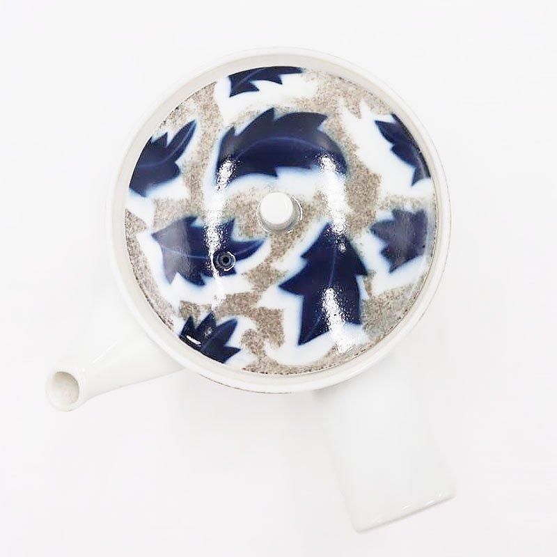 昭和レトロ　茶器セット 昭和レトロな茶器セット｜直径9.5 高さ5｜ヒイラギ植物文様