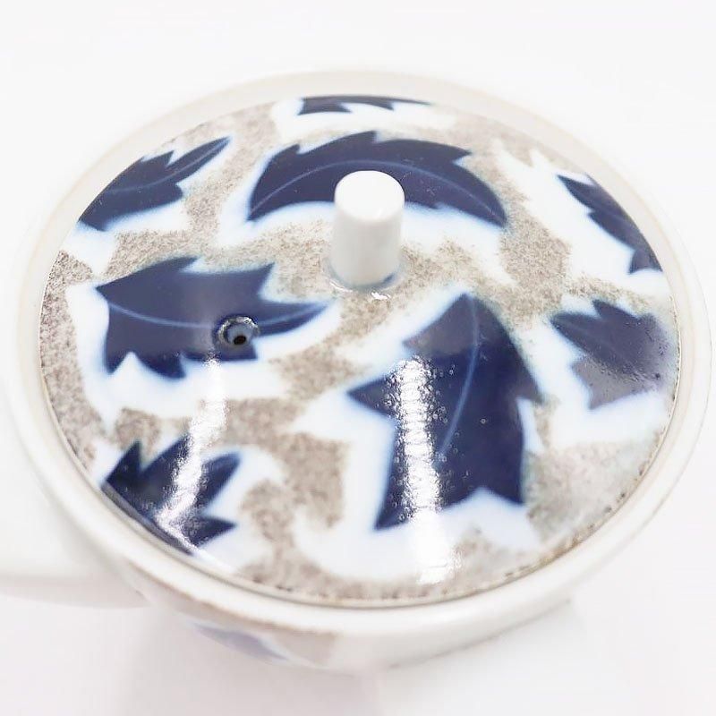 昭和レトロ　茶器セット 昭和レトロな茶器セット｜直径9.5 高さ5｜ヒイラギ植物文様