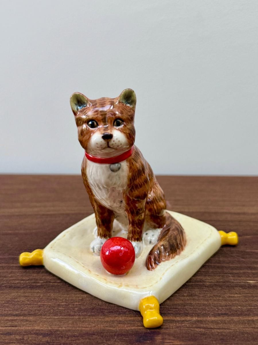 イギリス ヴィンテージ 猫 絵皿 6枚セット コレクションプレート