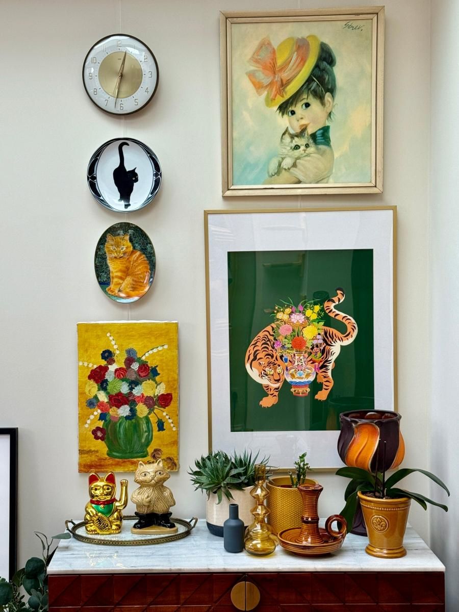美品　陶器　ドイツ製　ヴィンテージ　傘立て　花瓶　暖かみのある色合と絵柄が素敵な 美品 陶器 ドイツ製 ヴィンテージ 傘立て 花瓶 暖かみのある色合