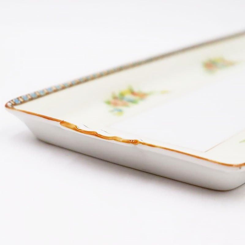 昭和9年製アンティークノリタケ耳付トレー