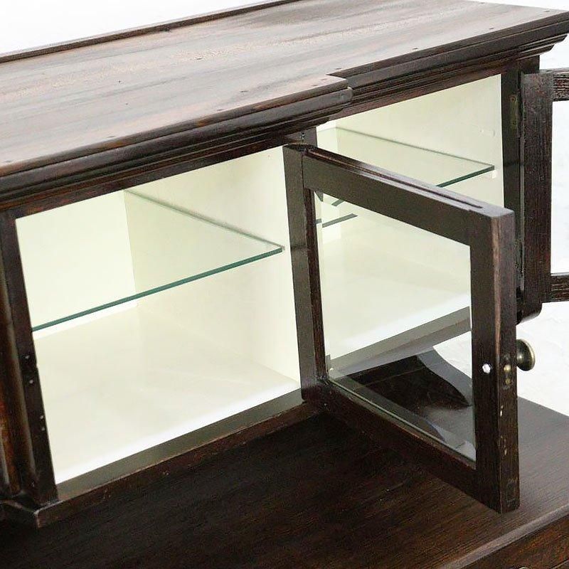 大正時代のアンティークケヤキ製デンタルキャビネット