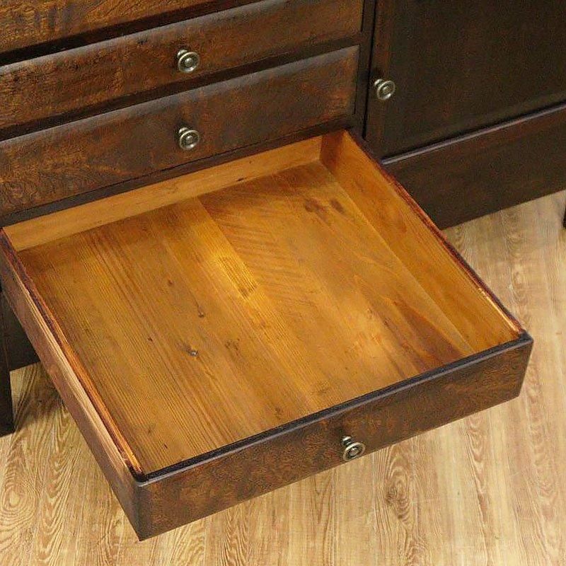 大正時代のアンティークケヤキ製デンタルキャビネット