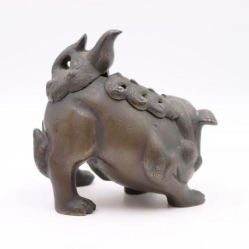 香炉 銅製 オブジェ 置物 インテリア 工芸品 美術品 A3232