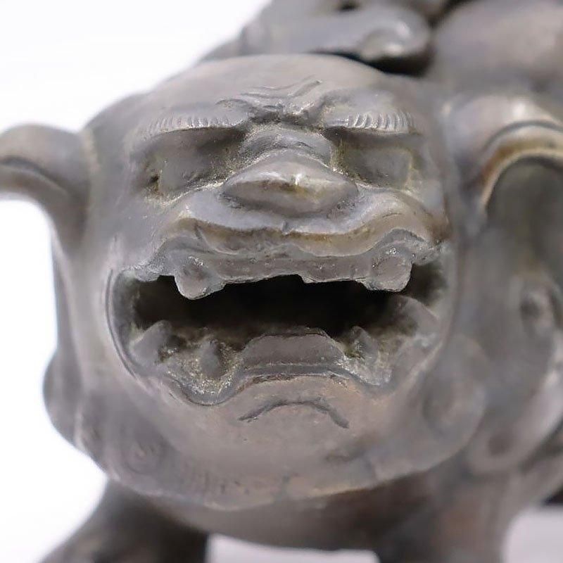 鉄製 獅子の香炉 オブジェ かわいい 時代物 古玩 古銅 置物 鉄製 獅子の香炉 オブジェ かわいい 時代物 古玩 古銅 置物