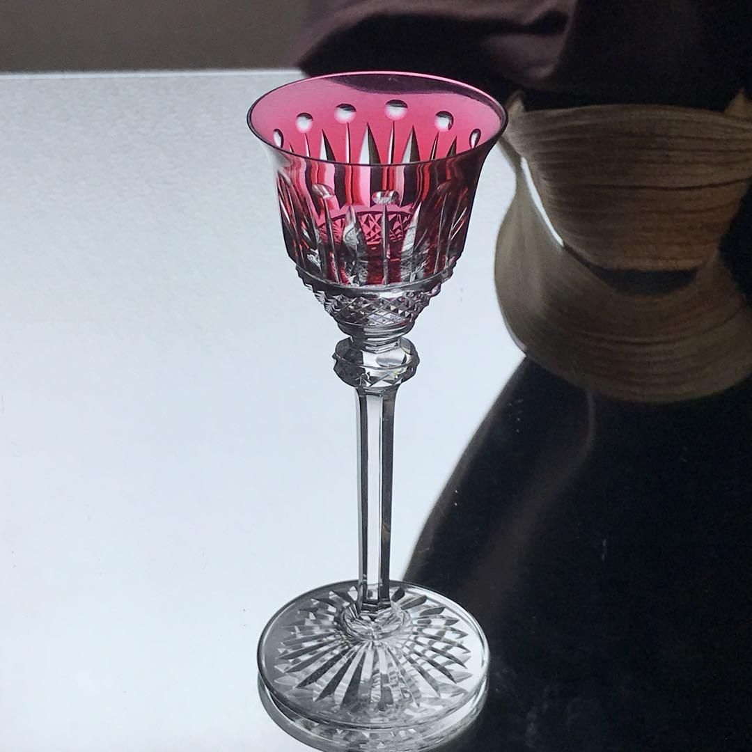 素敵♡極稀少オールドサンルイSt Louisトミーデザートカップペア♡ アンティーク オールドサンルイ トミー リキュールグラス