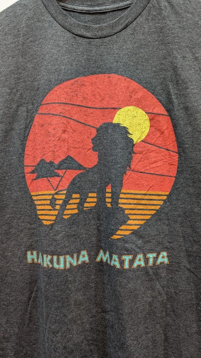 DISNEY ライオンキング Tシャツ グレー XL vintage USA買付 DISNEY ライオンキング Tシャツ グレー XL vintage USA買付