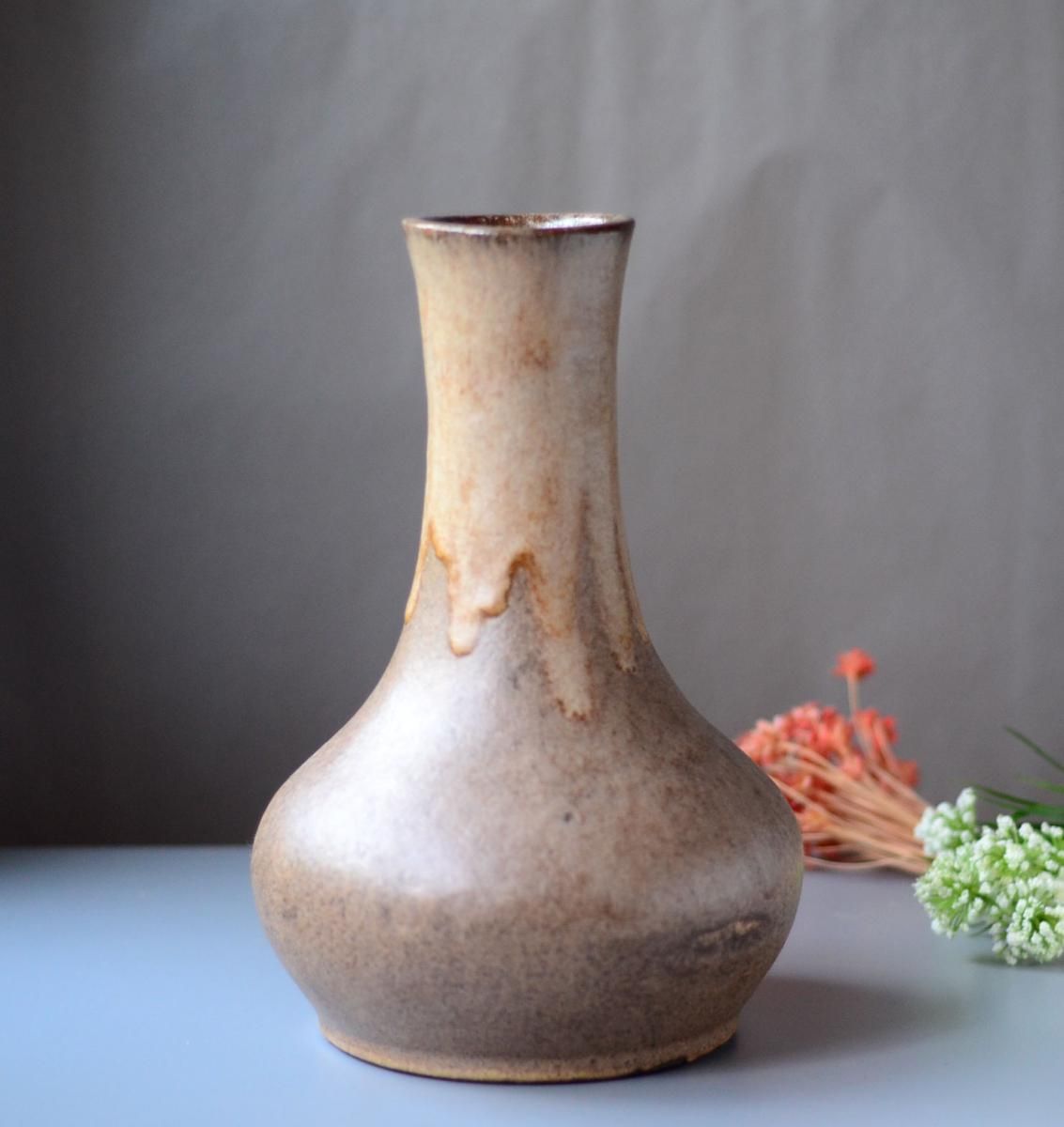 ドイツ Art Pottery Fat Lava 陶器の花瓶 ファットラバー ベース ドイツ Art Pottery Fat Lava 陶器の花瓶 ファットラバー ベース