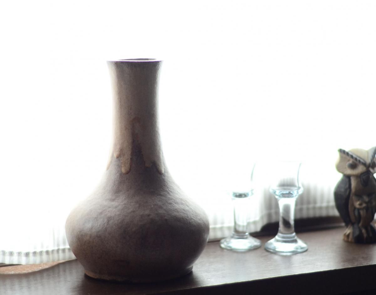 ドイツ Art Pottery Fat Lava 陶器の花瓶 ファットラバー ベース ドイツ Art Pottery Fat Lava 陶器の花瓶 ファットラバー ベース