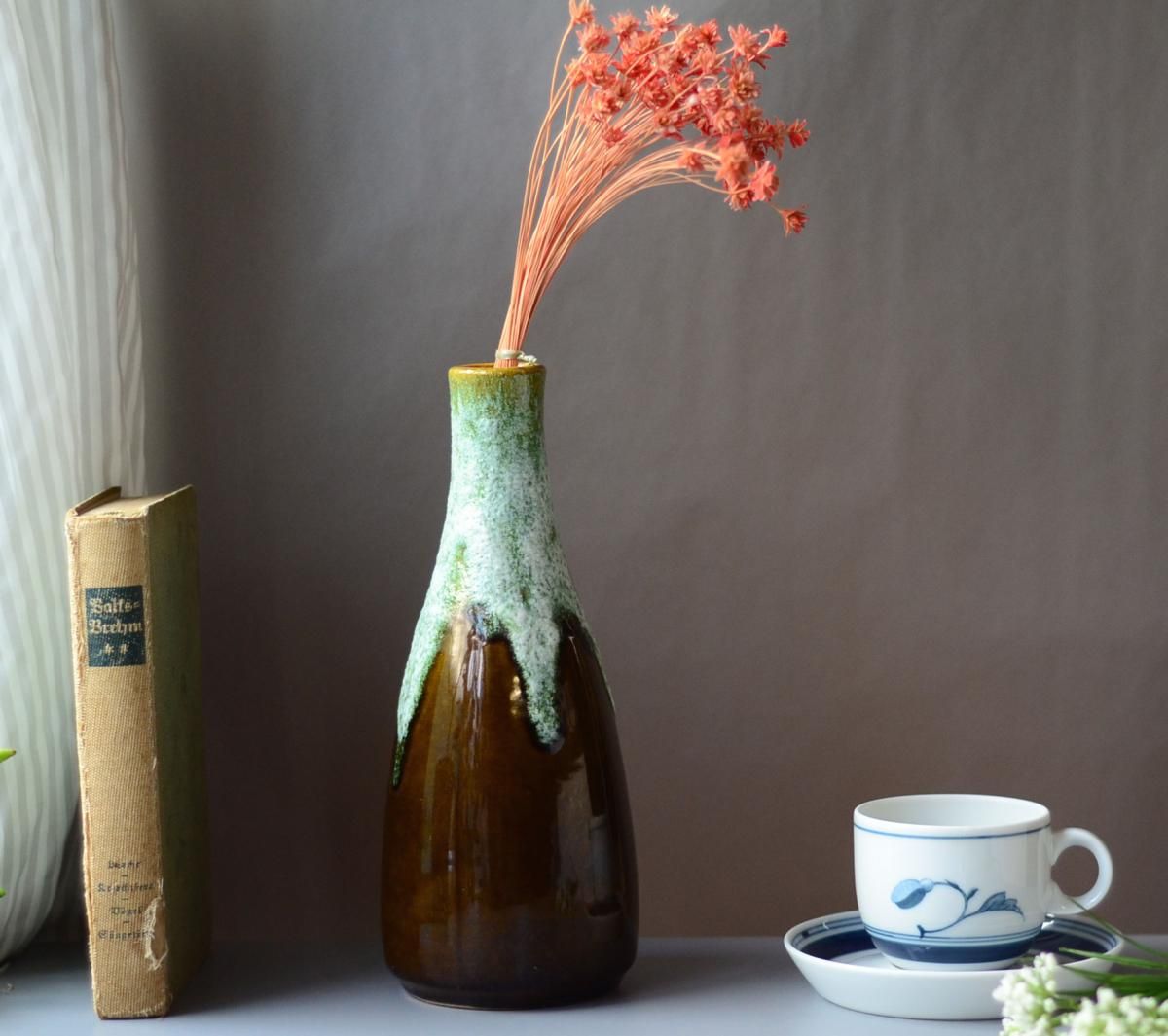 西ドイツ製 Bay keramik Fat Lava 陶器の花瓶 ファットラバー 花器 