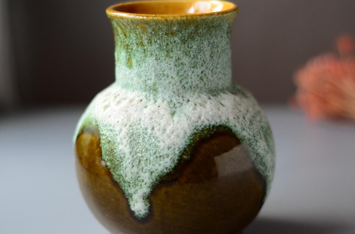 西ドイツ製 Bay keramik Fat Lava 陶器の花瓶 ファットラバー 西ドイツ製 Bay keramik Fat Lava 陶器の花瓶 ファットラバー