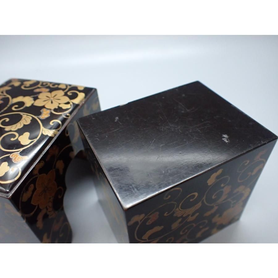 蒔絵 梨地 高級花札ケース 骨董 古玩 漆塗り - ANTIQUE LEAVES