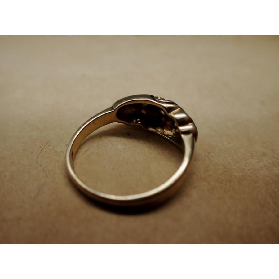 アンティークジュエリー 9K オパールリング 14号 - ANTIQUE アンティークジュエリー 9K オパールリング 14号 - ANTIQUE