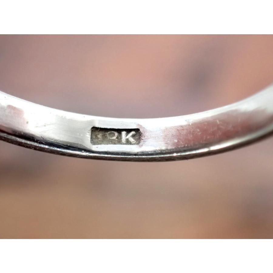 ヴィンテージ】エメラルド ダイヤモンド 18Kリング 12号 ヴィンテージ】エメラルド ダイヤモンド 18Kリング 12号