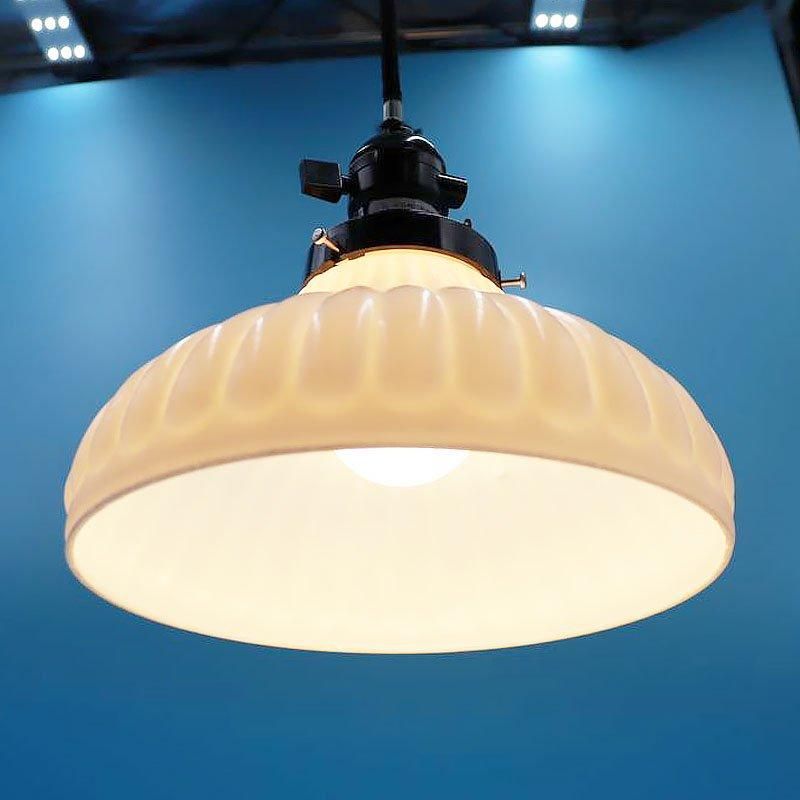 昭和レトロ 電笠 電傘 ランプシェード ガラス 乳白 照明 和電笠 昭和レトロ 電笠 電傘 ランプシェード ガラス 乳白 照明 和電笠