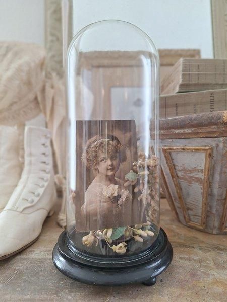 アンティークガラスドーム - ANTIQUE LEAVES アンティークガラスドーム - ANTIQUE LEAVES