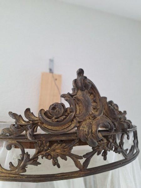 ロココ調アンティークベッドクラウン - ANTIQUE LEAVES ロココ調アンティークベッドクラウン - ANTIQUE LEAVES