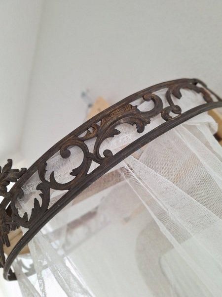 ロココ調アンティークベッドクラウン - ANTIQUE LEAVES ロココ調アンティークベッドクラウン - ANTIQUE LEAVES