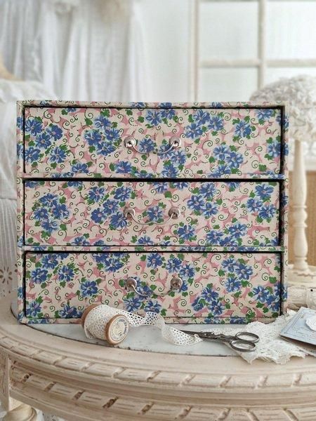 全国送料無料 アンティークカルトナージュドロワー - LEAVES ANTIQUE アンティーク雑貨