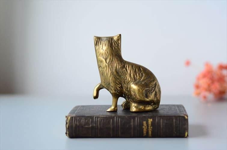 フランス vintage 猫 真鍮 トレイ アスティエ・ド・ヴィラット ☆猫フェイスメタルトレイ各種 – France Antique 銀色アンティーク