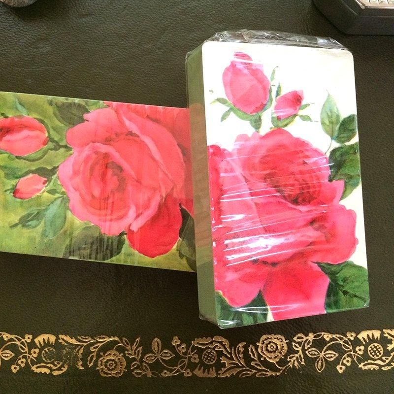 華やかな薔薇トランプセット