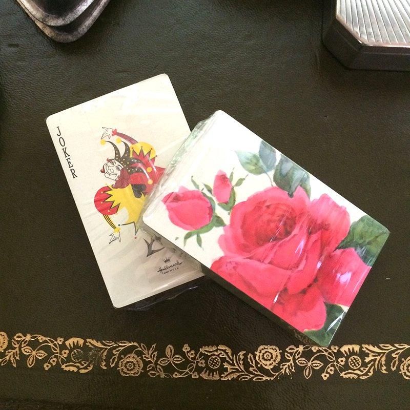 華やかな薔薇トランプセット