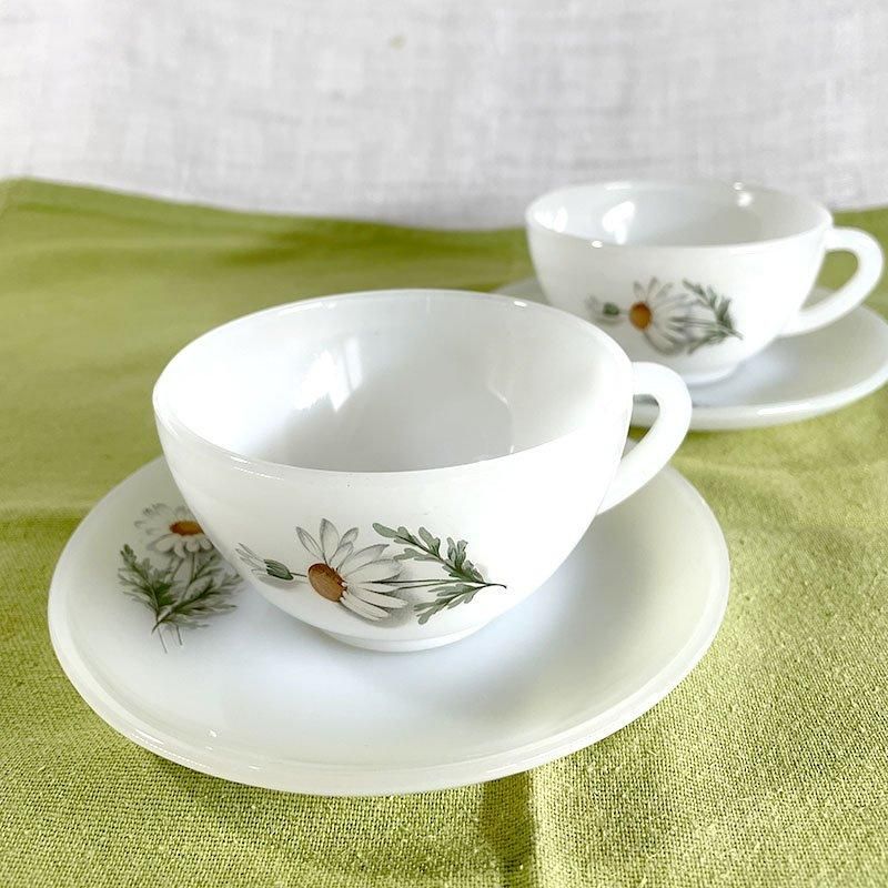 マーガレット ヴィンテージ 陶器製 花柄 小物 収納 セット