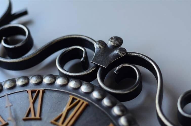 ドイツ製 Diehl ヴィンテージ アイアン壁時計