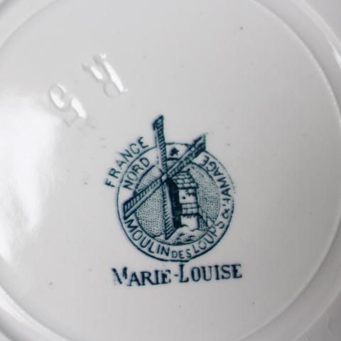 フランスアンティーク MOULIN DES LOUPS & HAMAGE スープ皿4枚