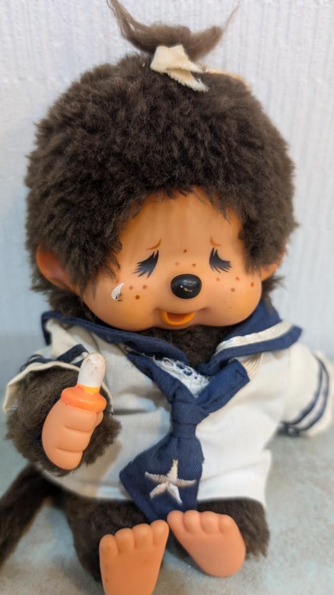 レトロ モンチッチ vintage セーラー服 頭リボン 着用 - ANTIQUE