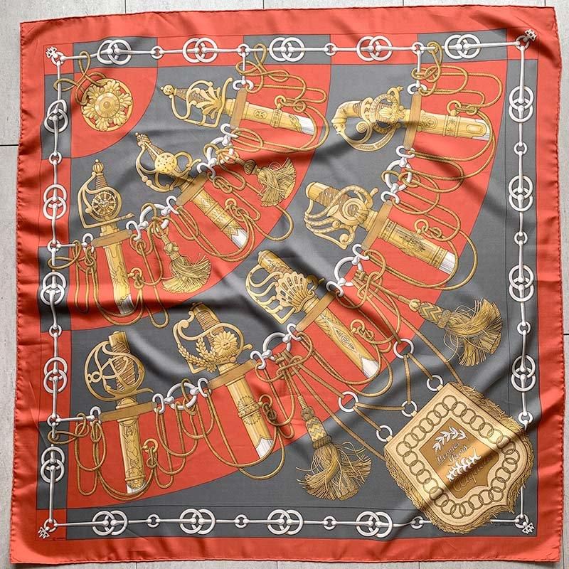 エルメススカーフ Hermes カレ90 Cliquetis シルクスカーフ エルメススカーフ Hermes カレ90 Cliquetis シルクスカーフ