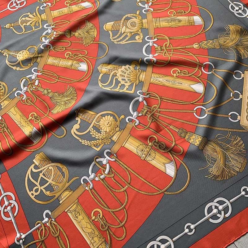 エルメススカーフ Hermes カレ90 Cliquetis シルクスカーフ エルメススカーフ Hermes カレ90 Cliquetis シルクスカーフ